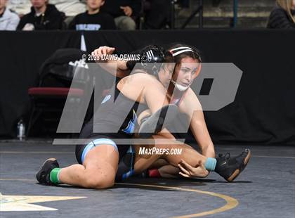 Thumbnail 3 in CIF State Girls Wrestling Championships (SemiFinals) photogallery.