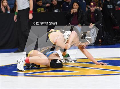 Thumbnail 3 in CIF State Girls Wrestling Championships (SemiFinals) photogallery.