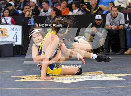 Thumbnail 1 in CIF State Girls Wrestling Championships (SemiFinals) photogallery.