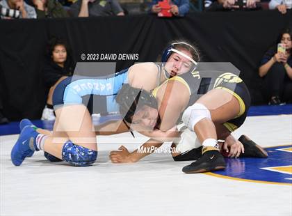 Thumbnail 2 in CIF State Girls Wrestling Championships (SemiFinals) photogallery.