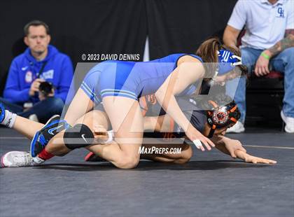 Thumbnail 3 in CIF State Girls Wrestling Championships (SemiFinals) photogallery.