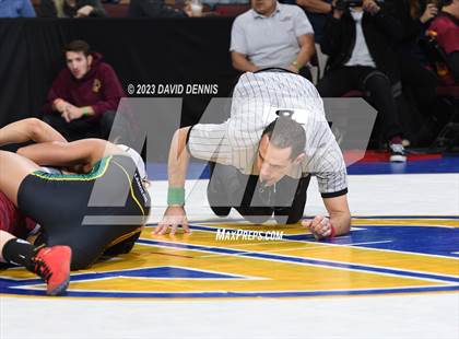 Thumbnail 1 in CIF State Girls Wrestling Championships (SemiFinals) photogallery.