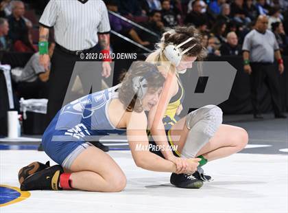 Thumbnail 1 in CIF State Girls Wrestling Championships (SemiFinals) photogallery.