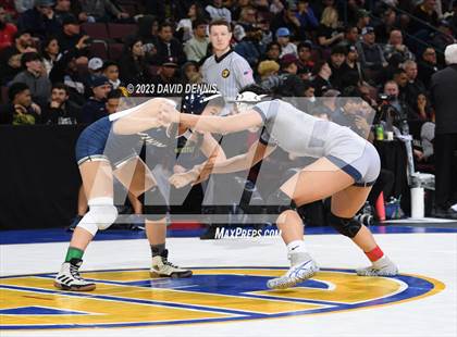Thumbnail 1 in CIF State Girls Wrestling Championships (SemiFinals) photogallery.
