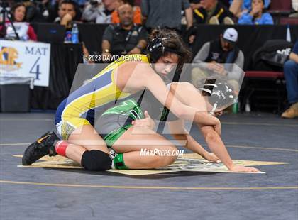Thumbnail 3 in CIF State Girls Wrestling Championships (SemiFinals) photogallery.