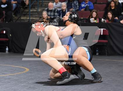 Thumbnail 1 in CIF State Girls Wrestling Championships (SemiFinals) photogallery.