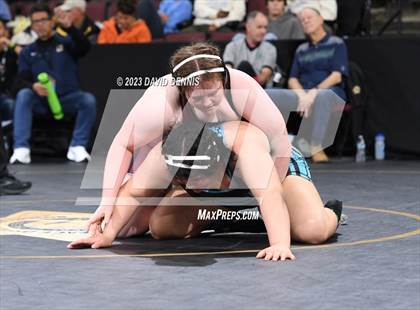 Thumbnail 3 in CIF State Girls Wrestling Championships (SemiFinals) photogallery.