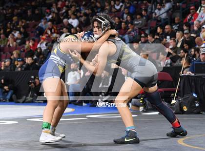 Thumbnail 2 in CIF State Girls Wrestling Championships (SemiFinals) photogallery.