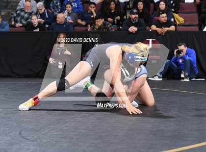 Thumbnail 1 in CIF State Girls Wrestling Championships (SemiFinals) photogallery.