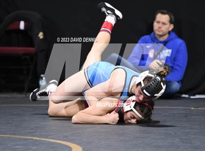 Thumbnail 1 in CIF State Girls Wrestling Championships (SemiFinals) photogallery.