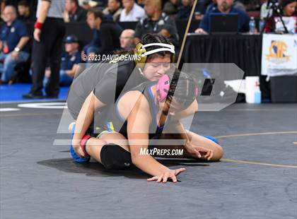 Thumbnail 3 in CIF State Girls Wrestling Championships (SemiFinals) photogallery.