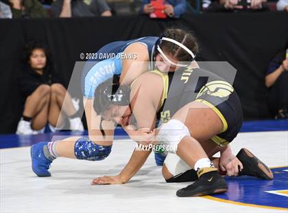 Thumbnail 3 in CIF State Girls Wrestling Championships (SemiFinals) photogallery.