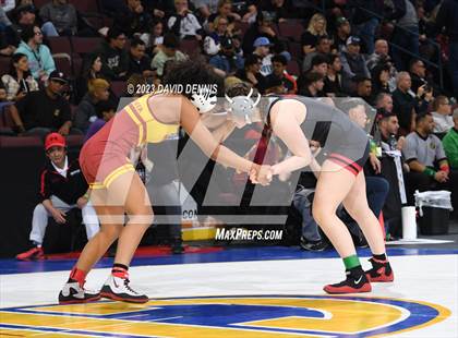 Thumbnail 3 in CIF State Girls Wrestling Championships (SemiFinals) photogallery.