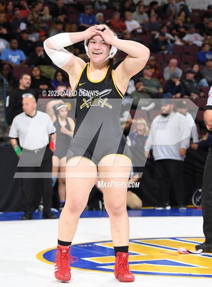 Thumbnail 2 in CIF State Girls Wrestling Championships (SemiFinals) photogallery.
