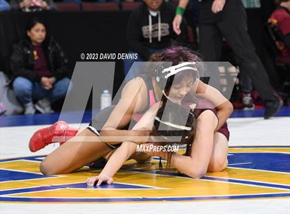 Thumbnail 3 in CIF State Girls Wrestling Championships (SemiFinals) photogallery.