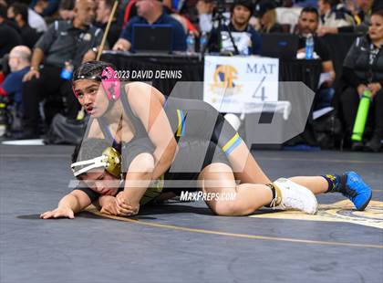 Thumbnail 2 in CIF State Girls Wrestling Championships (SemiFinals) photogallery.