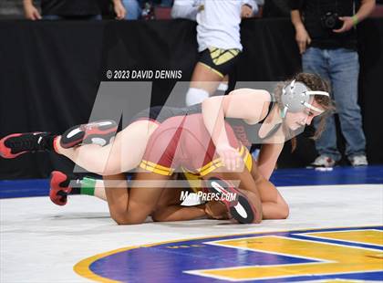 Thumbnail 1 in CIF State Girls Wrestling Championships (SemiFinals) photogallery.