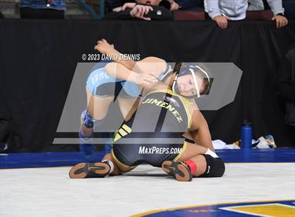 Thumbnail 3 in CIF State Girls Wrestling Championships (SemiFinals) photogallery.