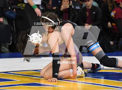 Thumbnail 3 in CIF State Girls Wrestling Championships (SemiFinals) photogallery.