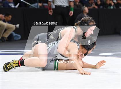 Thumbnail 2 in CIF State Girls Wrestling Championships (SemiFinals) photogallery.