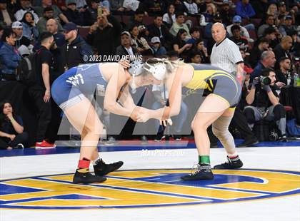 Thumbnail 3 in CIF State Girls Wrestling Championships (SemiFinals) photogallery.