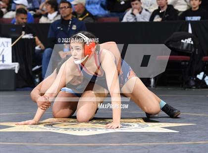 Thumbnail 1 in CIF State Girls Wrestling Championships (SemiFinals) photogallery.