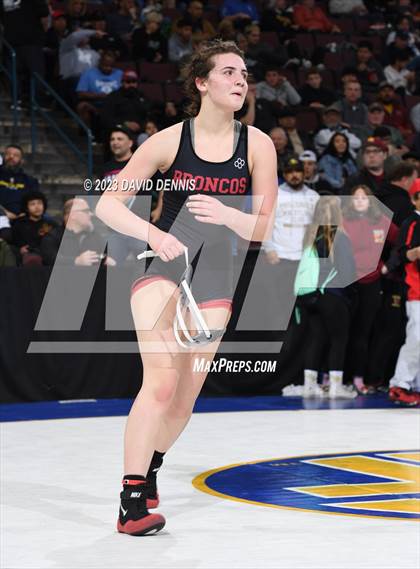 Thumbnail 2 in CIF State Girls Wrestling Championships (SemiFinals) photogallery.