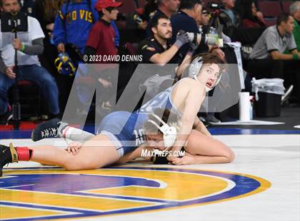 Thumbnail 3 in CIF State Girls Wrestling Championships (SemiFinals) photogallery.