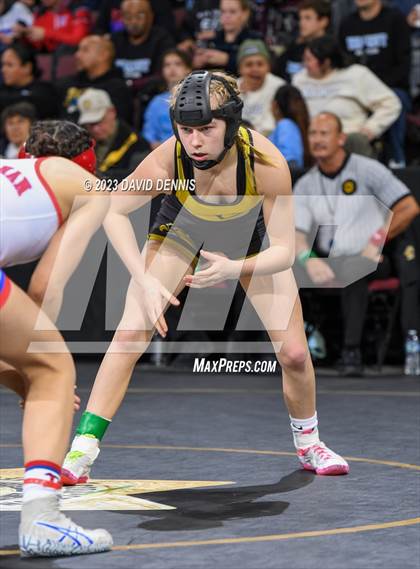 Thumbnail 3 in CIF State Girls Wrestling Championships (SemiFinals) photogallery.