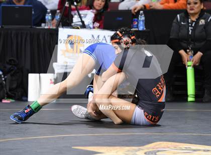 Thumbnail 2 in CIF State Girls Wrestling Championships (SemiFinals) photogallery.