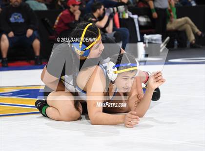 Thumbnail 3 in CIF State Girls Wrestling Championships (SemiFinals) photogallery.