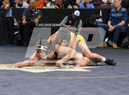 Thumbnail 2 in CIF State Girls Wrestling Championships (SemiFinals) photogallery.