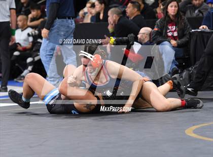 Thumbnail 1 in CIF State Girls Wrestling Championships (SemiFinals) photogallery.