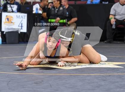 Thumbnail 3 in CIF State Girls Wrestling Championships (SemiFinals) photogallery.
