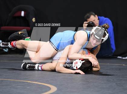 Thumbnail 3 in CIF State Girls Wrestling Championships (SemiFinals) photogallery.