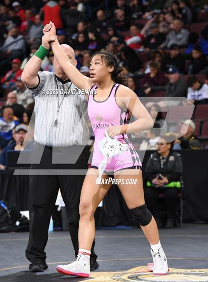 Thumbnail 1 in CIF State Girls Wrestling Championships (SemiFinals) photogallery.