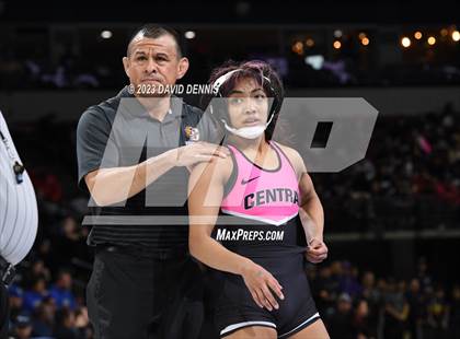 Thumbnail 2 in CIF State Girls Wrestling Championships (SemiFinals) photogallery.