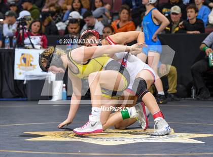 Thumbnail 2 in CIF State Girls Wrestling Championships (SemiFinals) photogallery.