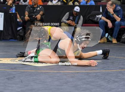 Thumbnail 1 in CIF State Girls Wrestling Championships (SemiFinals) photogallery.