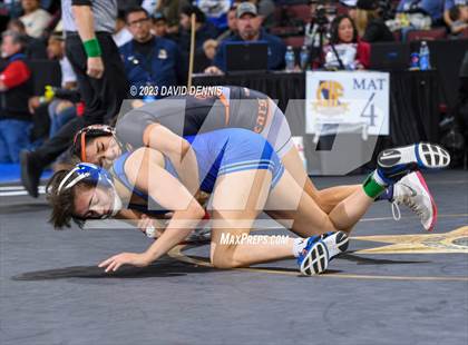 Thumbnail 3 in CIF State Girls Wrestling Championships (SemiFinals) photogallery.