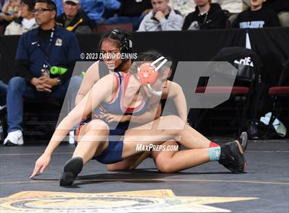 Thumbnail 3 in CIF State Girls Wrestling Championships (SemiFinals) photogallery.