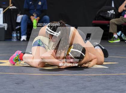 Thumbnail 3 in CIF State Girls Wrestling Championships (SemiFinals) photogallery.