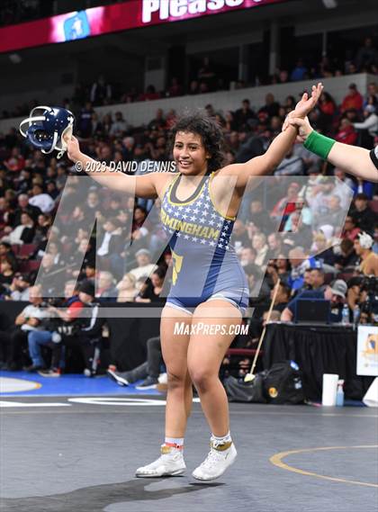 Thumbnail 1 in CIF State Girls Wrestling Championships (SemiFinals) photogallery.