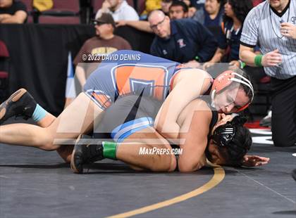 Thumbnail 2 in CIF State Girls Wrestling Championships (SemiFinals) photogallery.