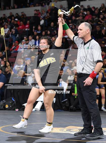 Thumbnail 3 in CIF State Girls Wrestling Championships (SemiFinals) photogallery.