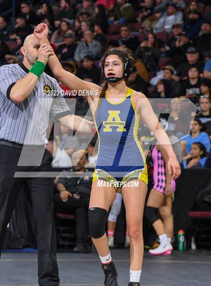 Thumbnail 2 in CIF State Girls Wrestling Championships (SemiFinals) photogallery.