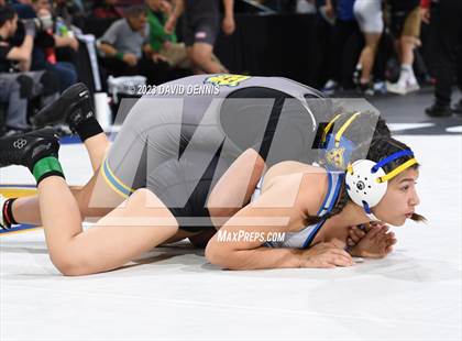 Thumbnail 2 in CIF State Girls Wrestling Championships (SemiFinals) photogallery.