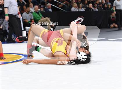 Thumbnail 2 in CIF State Girls Wrestling Championships (SemiFinals) photogallery.