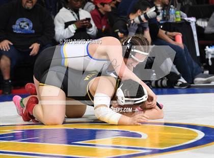 Thumbnail 2 in CIF State Girls Wrestling Championships (SemiFinals) photogallery.