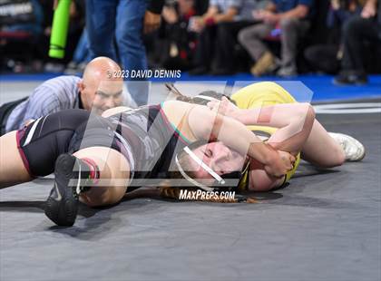 Thumbnail 2 in CIF State Girls Wrestling Championships (SemiFinals) photogallery.